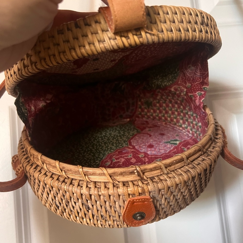 Handwoven Rattan Bag - Picture 2 of 2